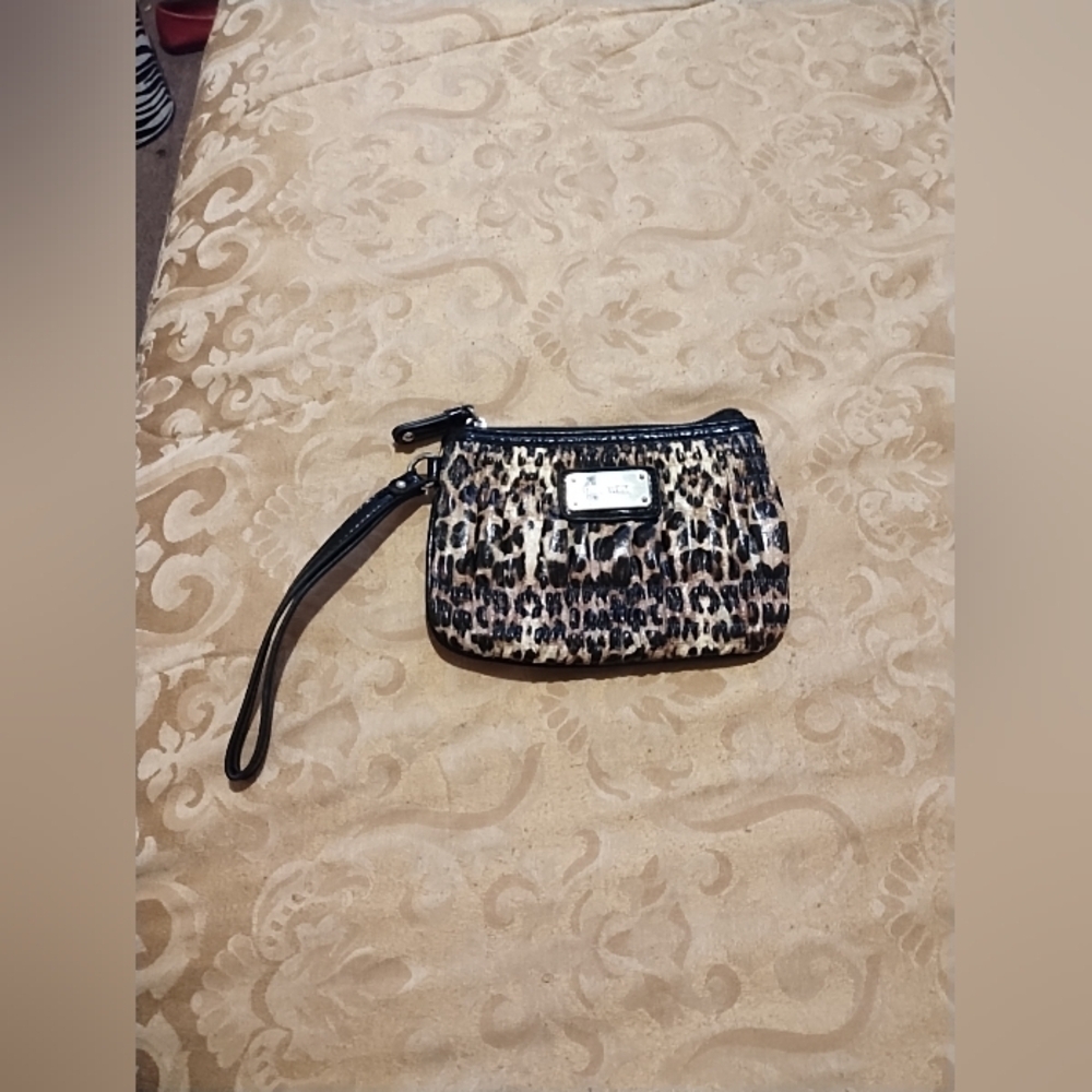 Nine west‎ leopard change purse mini
